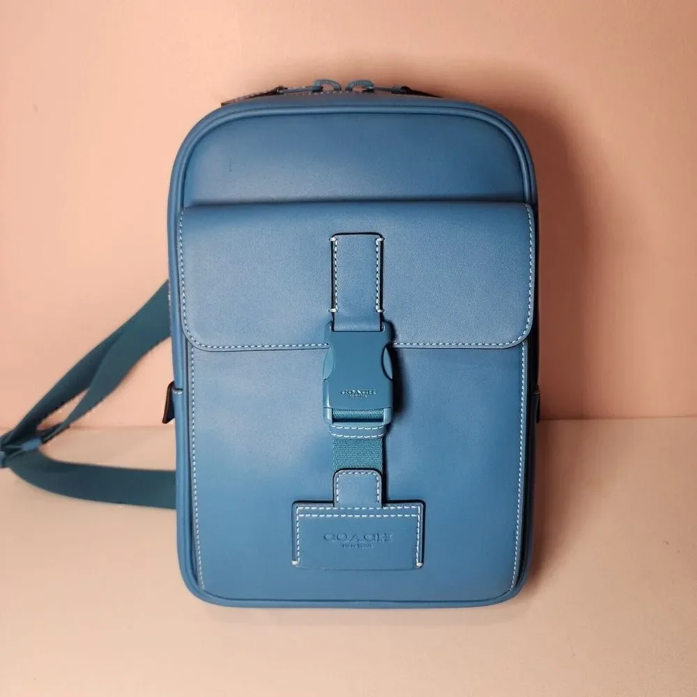 NWT Coach CP023 Track Pack Bright Blue